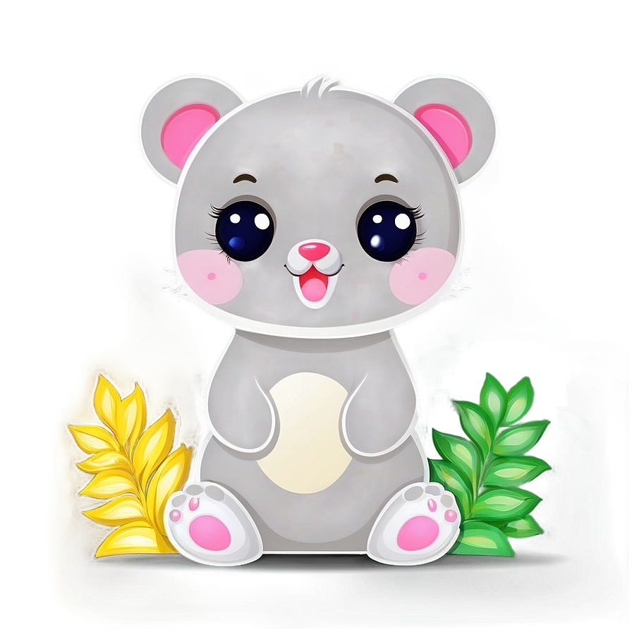 Adorable Kawaii Animals Png Wtl45