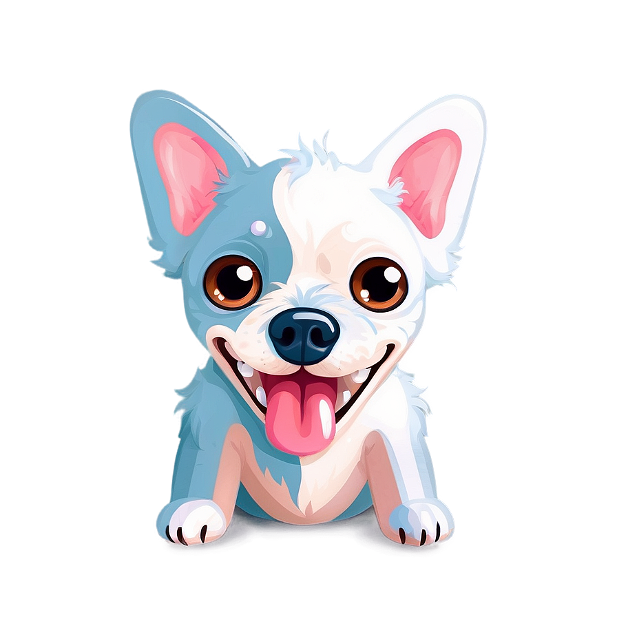 Adorable Small Dog Illustration Png 06252024