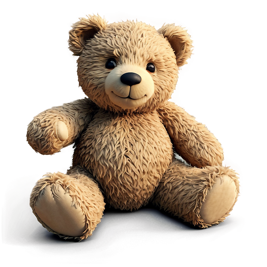 Adorable Teddy Bear Illustration Png 06282024