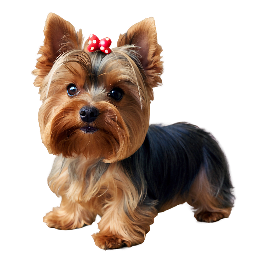 Adorable Yorkie Dog Png 48