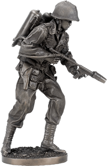 Advancing Infantry Soldier Figurine