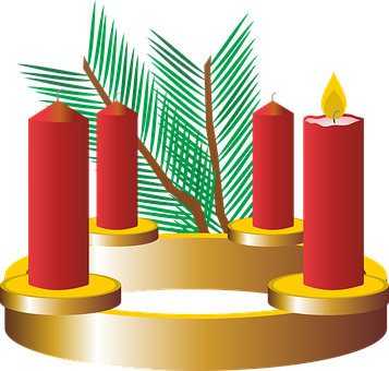 Advent Candle Arrangement