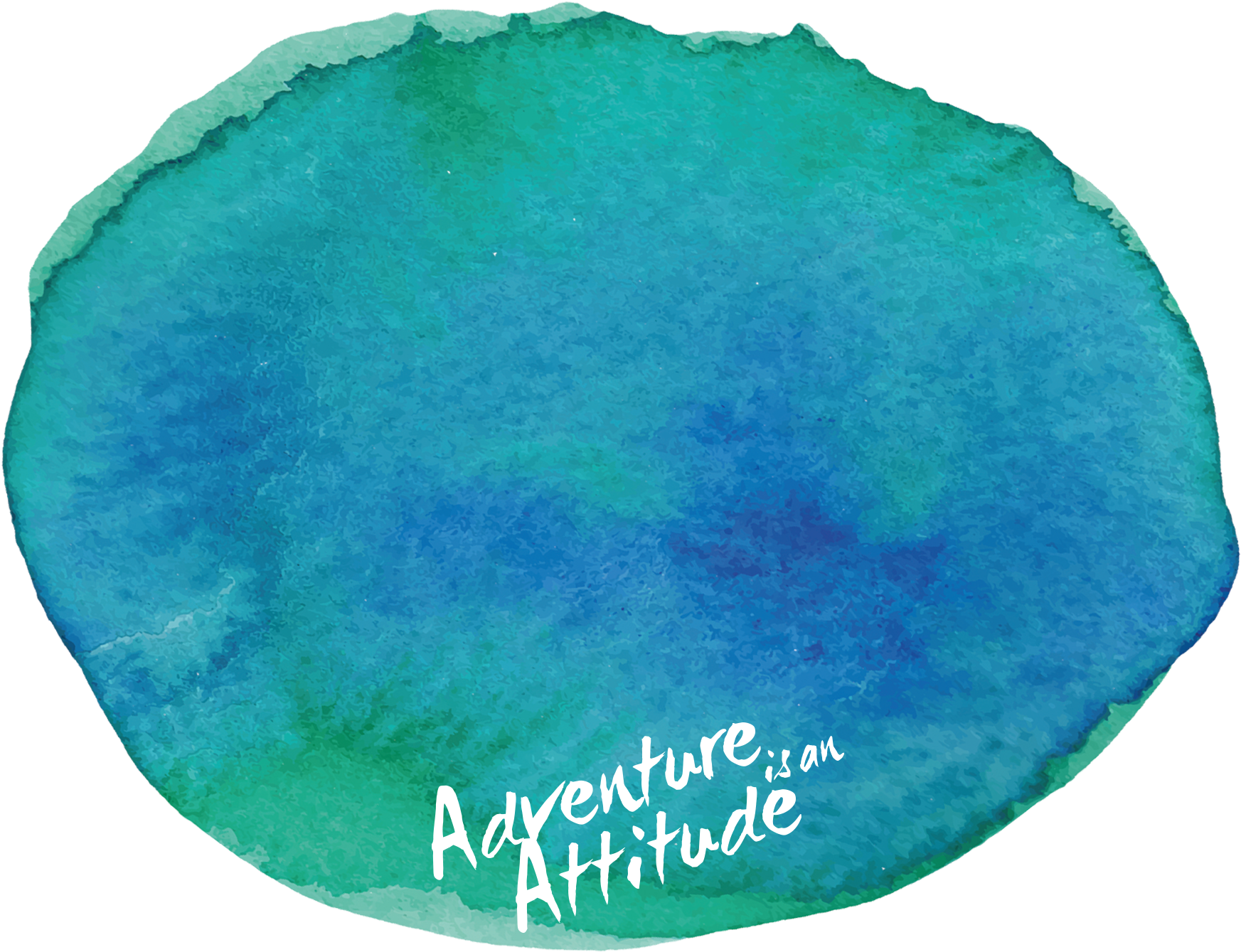 Adventure Attitude Watercolor Splash