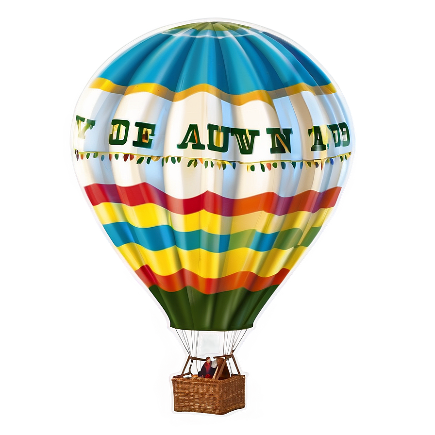 Adventure Await Hot Air Balloon Png Qjx97