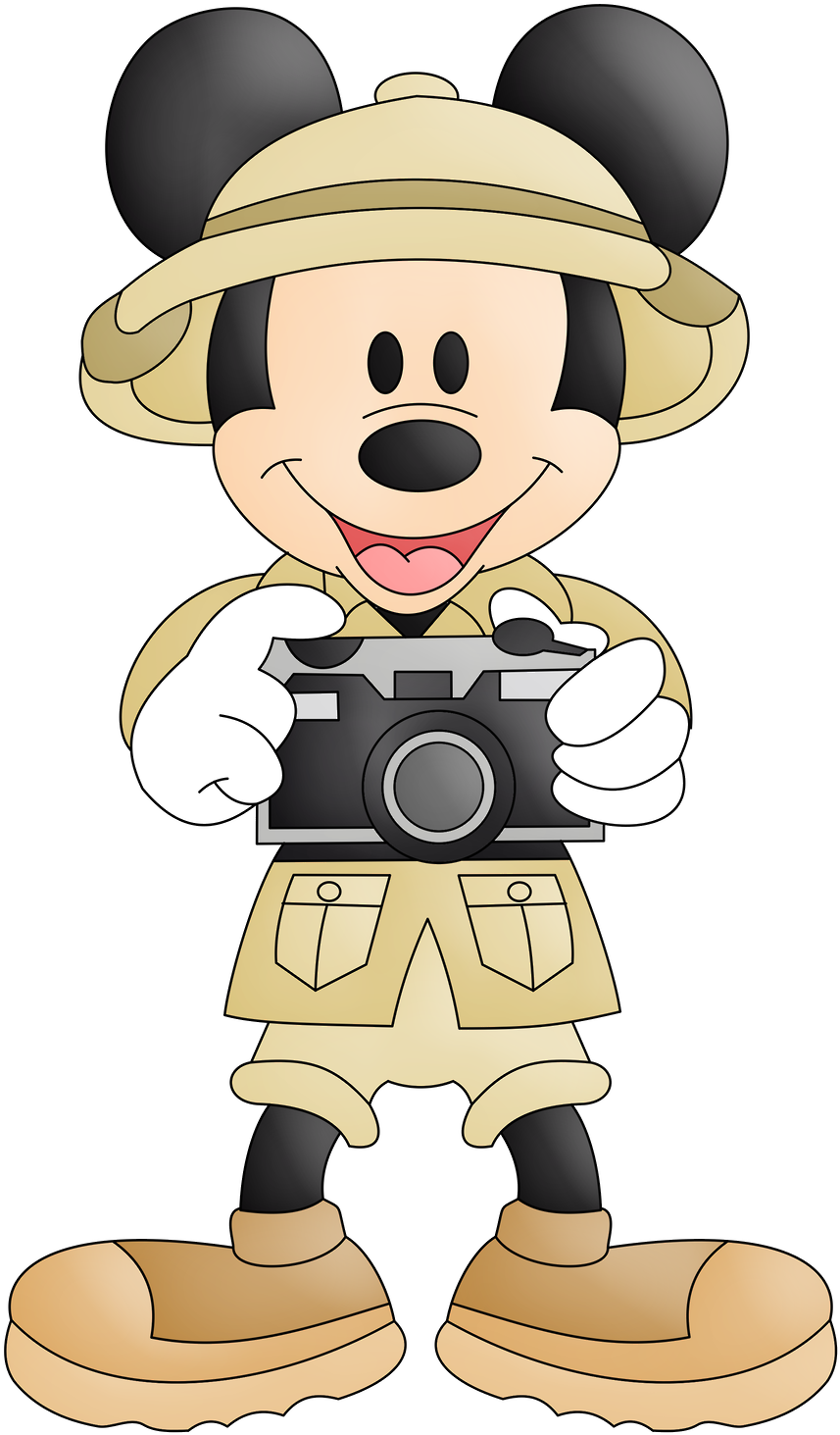 Adventurous Mickeywith Camera