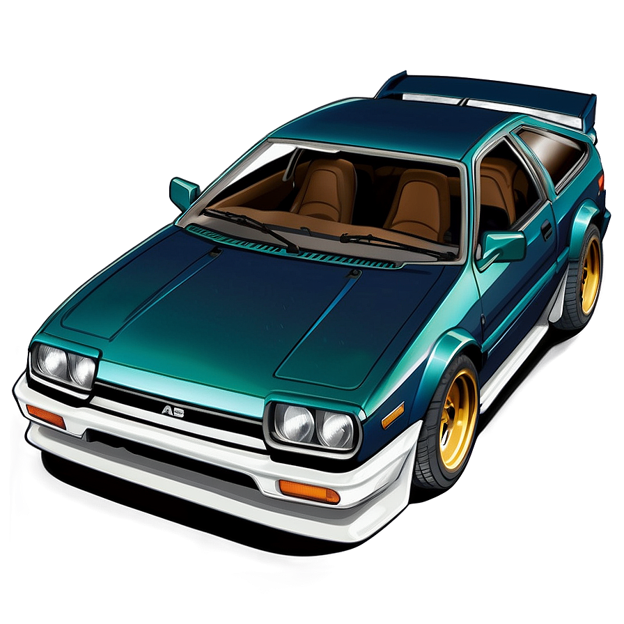 Ae86 Car Illustration Png 06242024