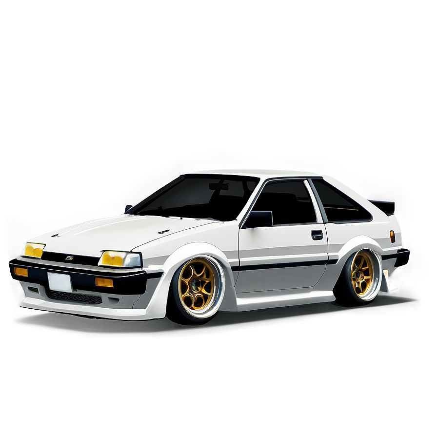 Ae86 Modified Car Png Qwf