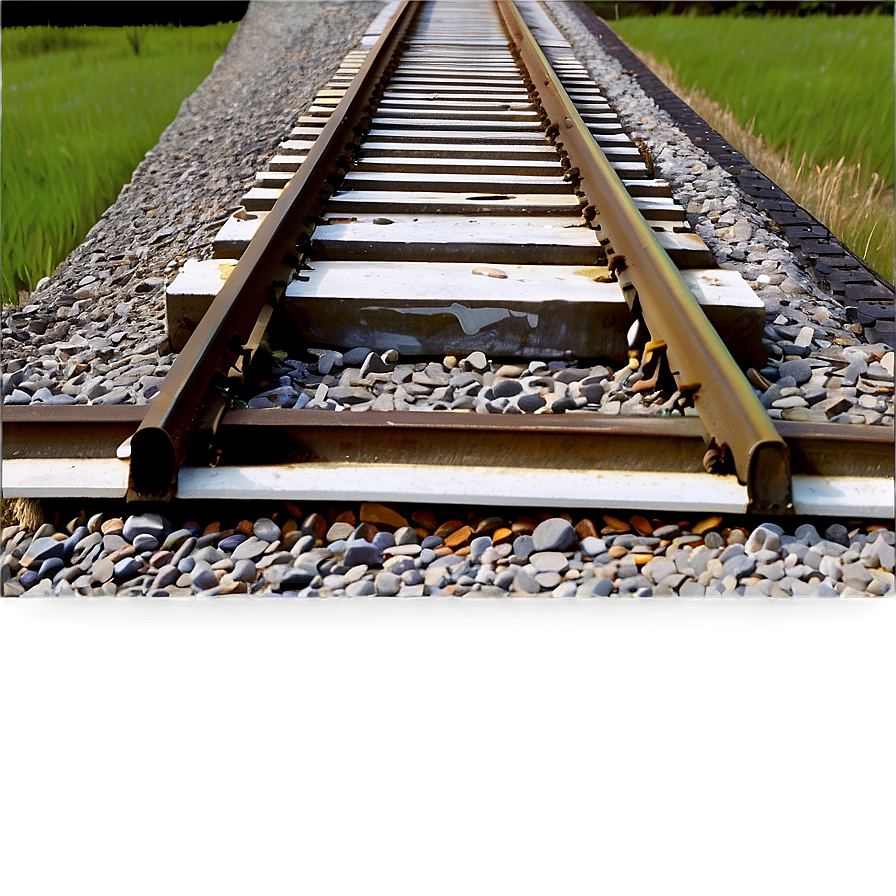 Aerial Railroad Tracks Crossing Png Yvl