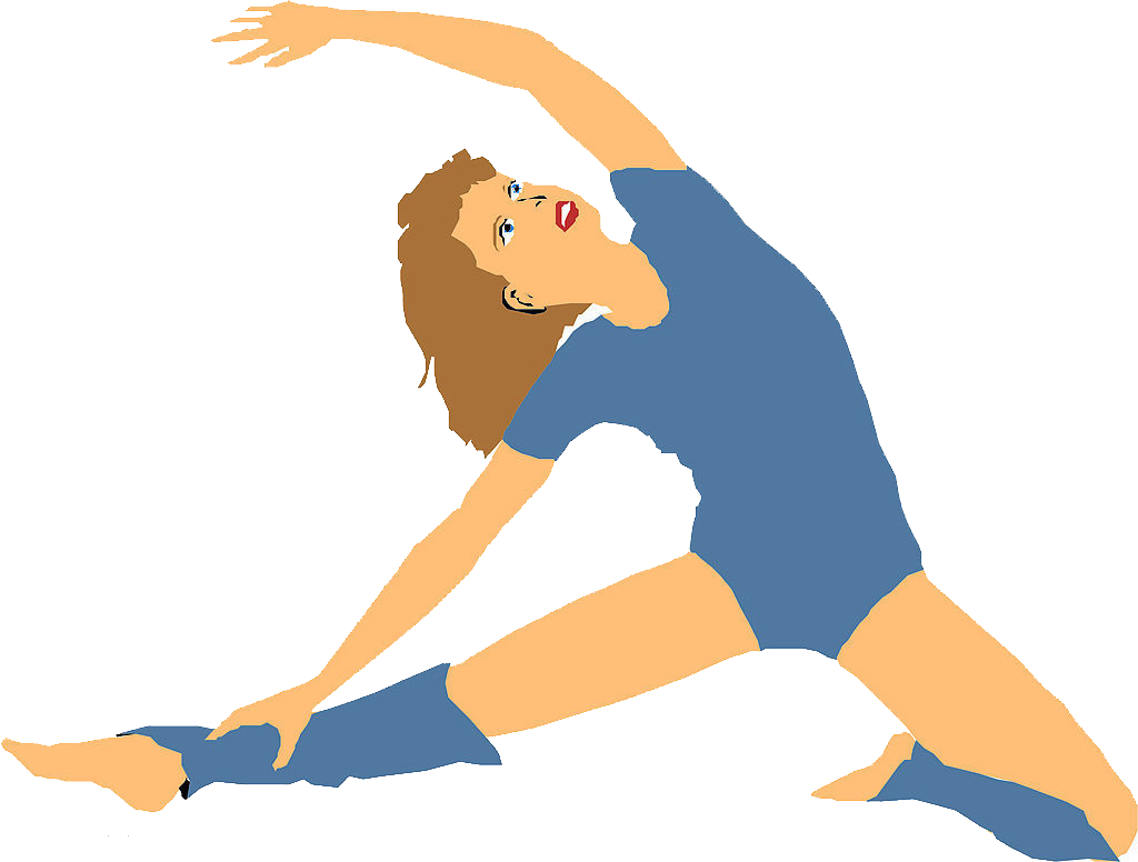 Aerobic_ Stretching_ Pose_ Vector