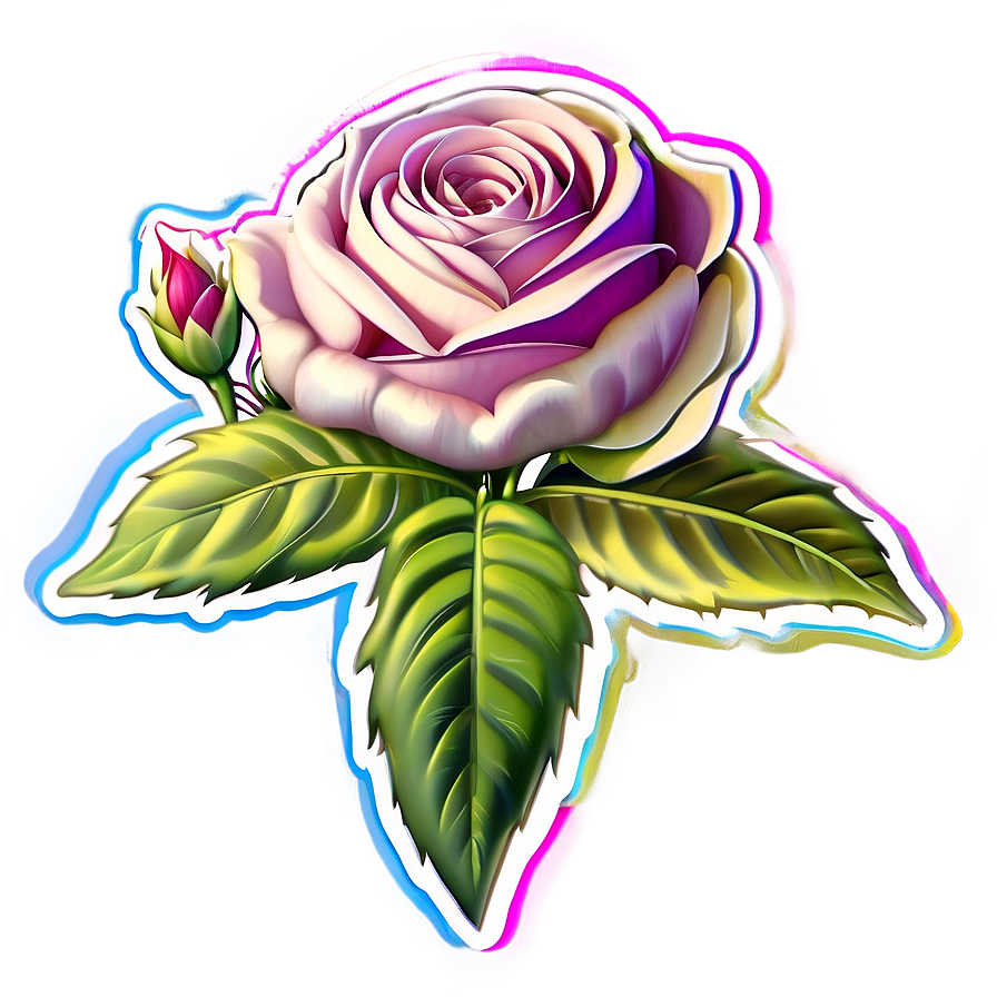 Aesthetic Flower Sticker Png Ajd2