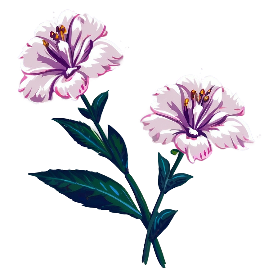 Aesthetic Minimalist Flowers Png Rku