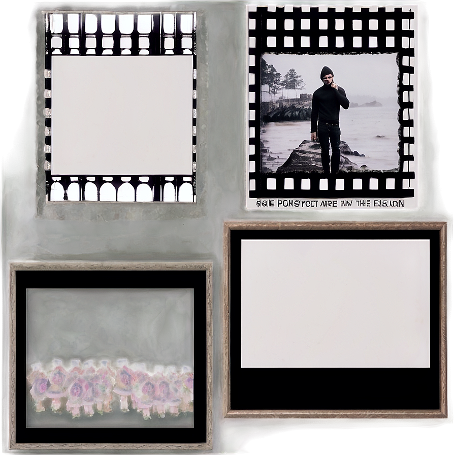 Aesthetic Polaroid Frame Template Png Hch