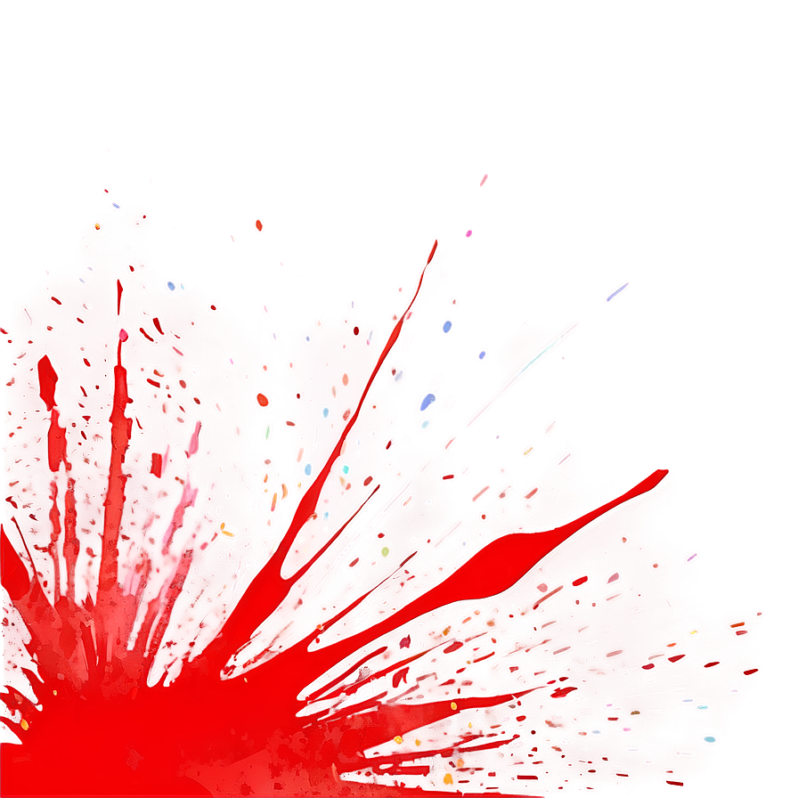 Aesthetic Red Splatter Png Kcx