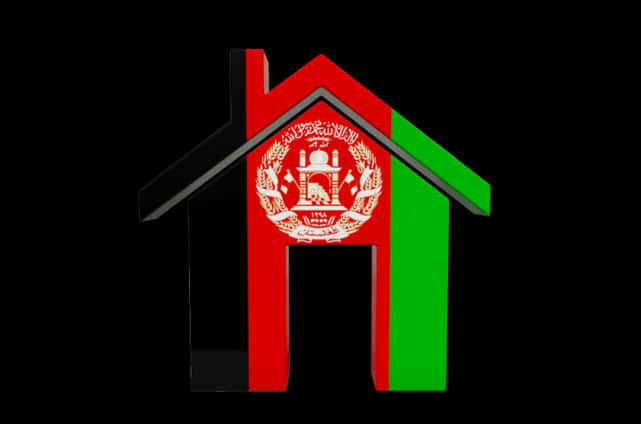Afghanistan Flag Home Icon