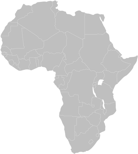 Africa Continent Outline