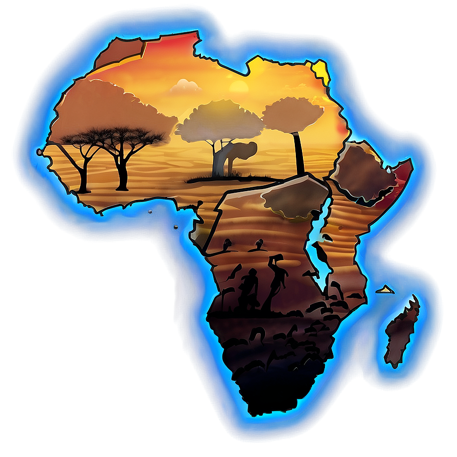 Africa Outline Icon Png 06262024