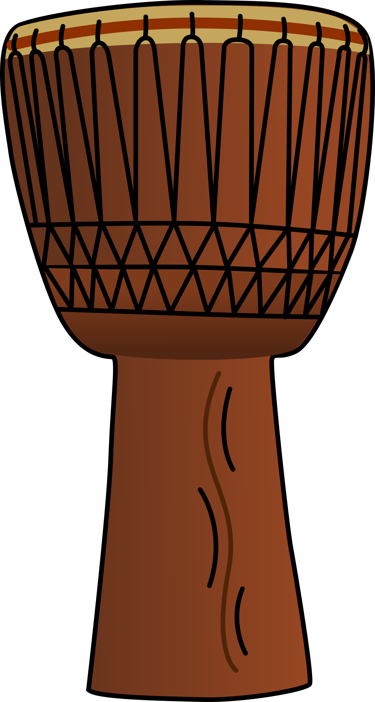African Djembe Drum Illustration