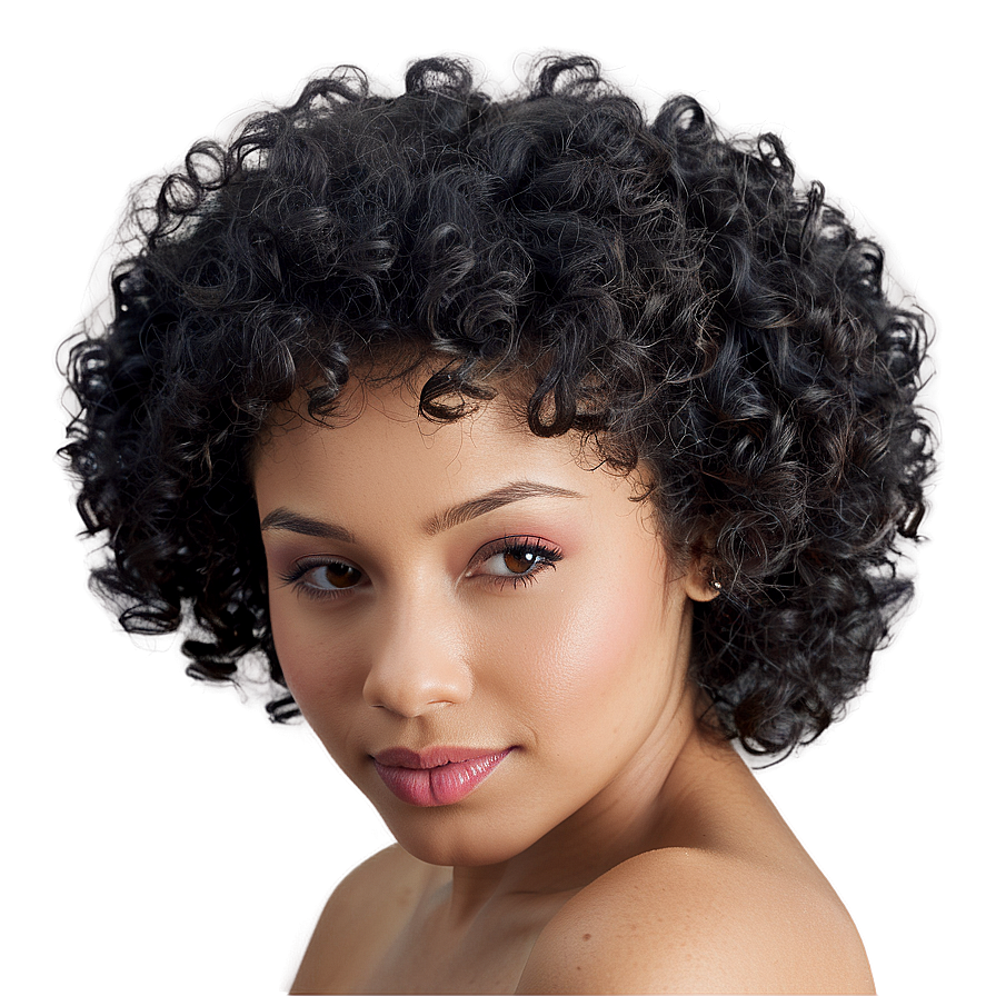 Afro Curly Hair Texture Png 4