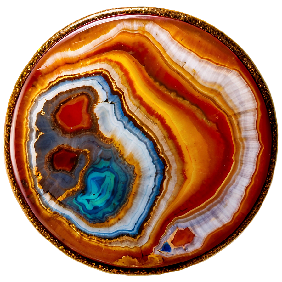 Agate Gemstone Coaster Png 9