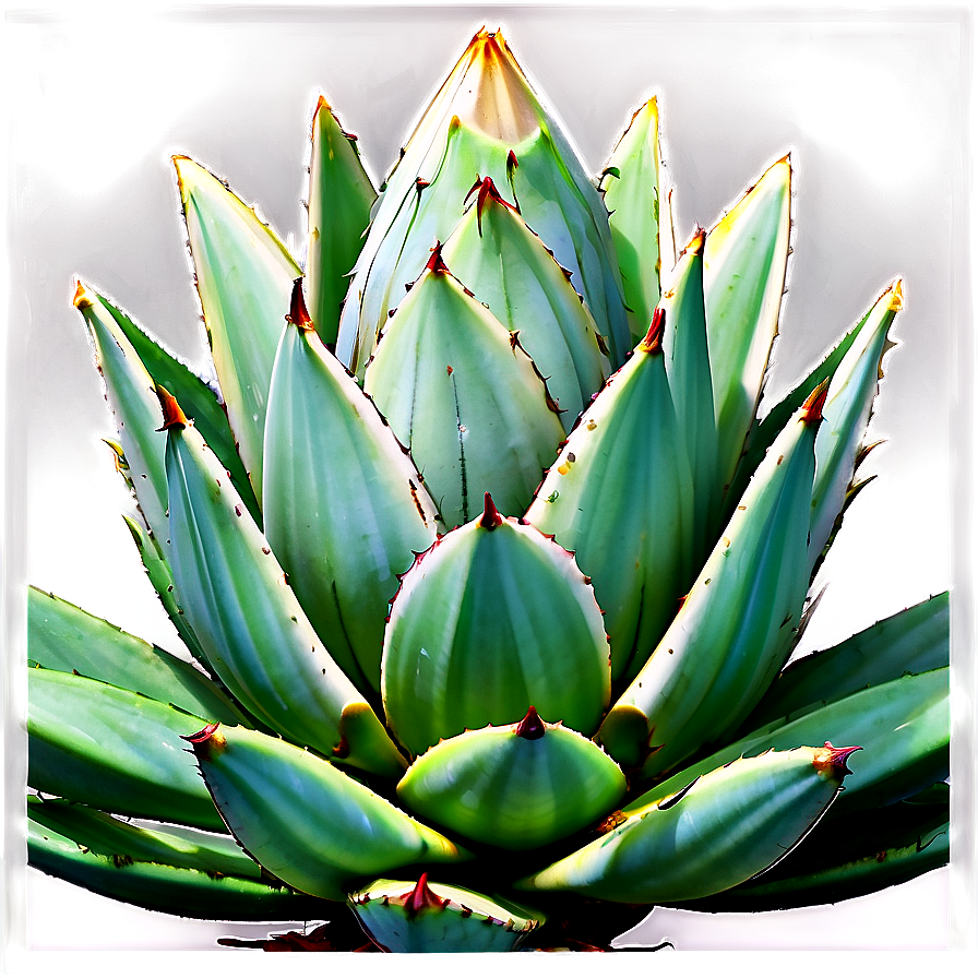 Agave Plant Close-up Png Mhj18