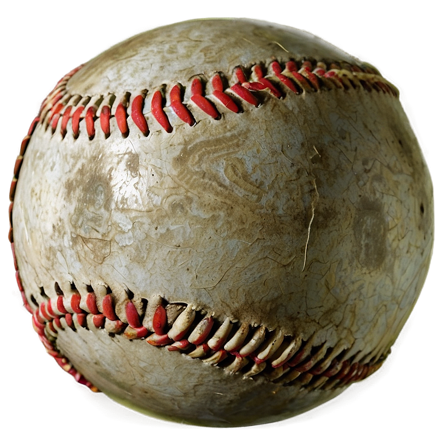 Aged Baseball Graphic Png 86