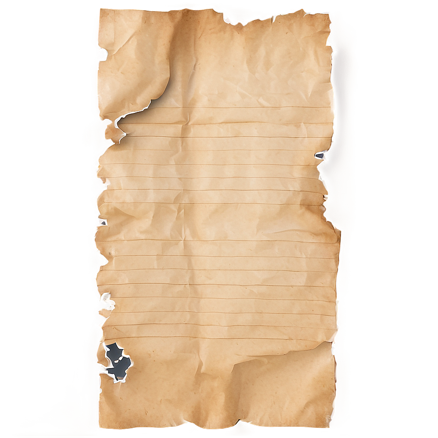 Aged Paper Rip Png 63