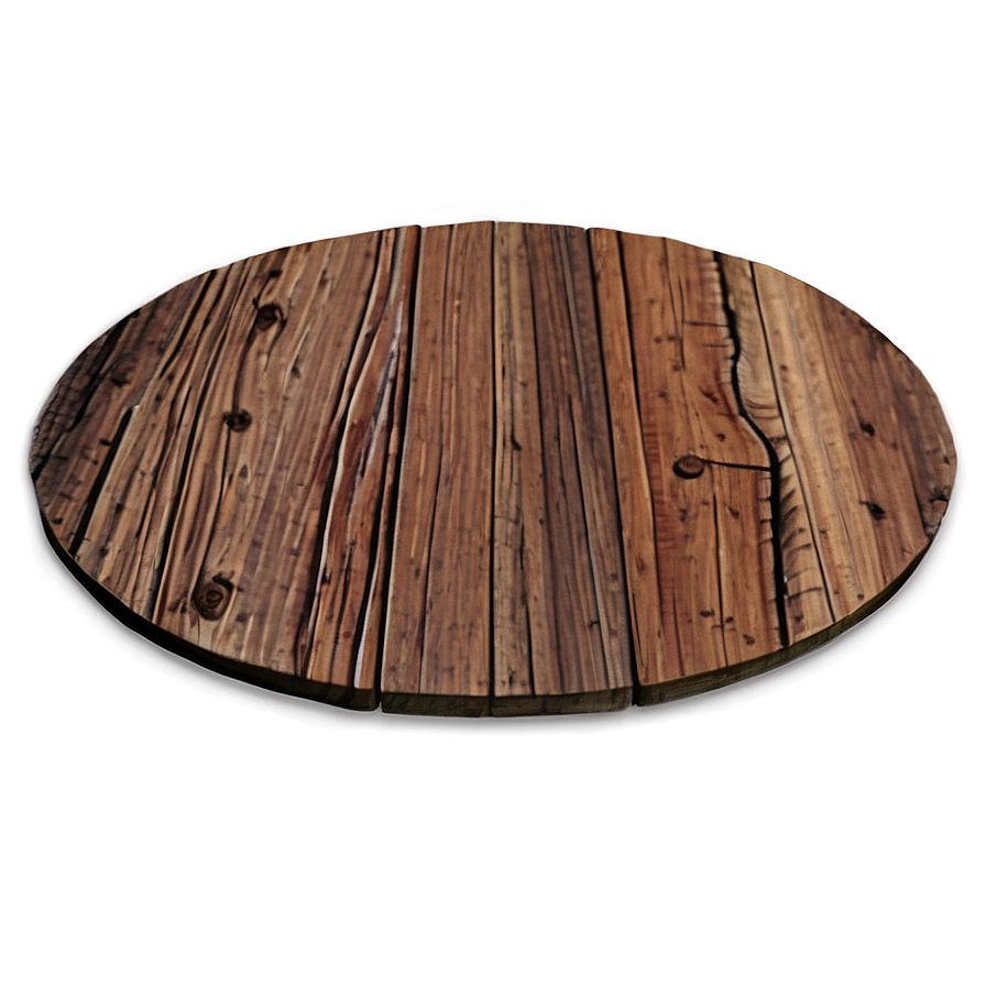 Aged Wood Circle Visual Png 06282024