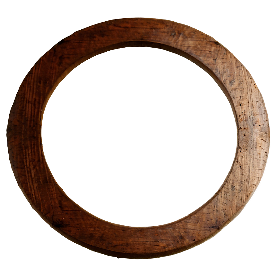 Aged Wood Circle Visual Png Jxk48