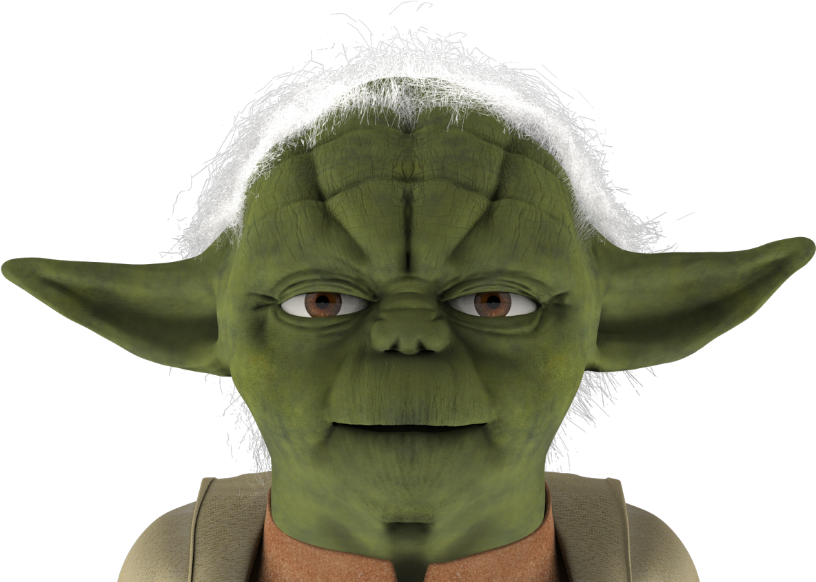 Aging Yoda Portrait