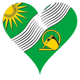 Agricultural Love Heart Graphic