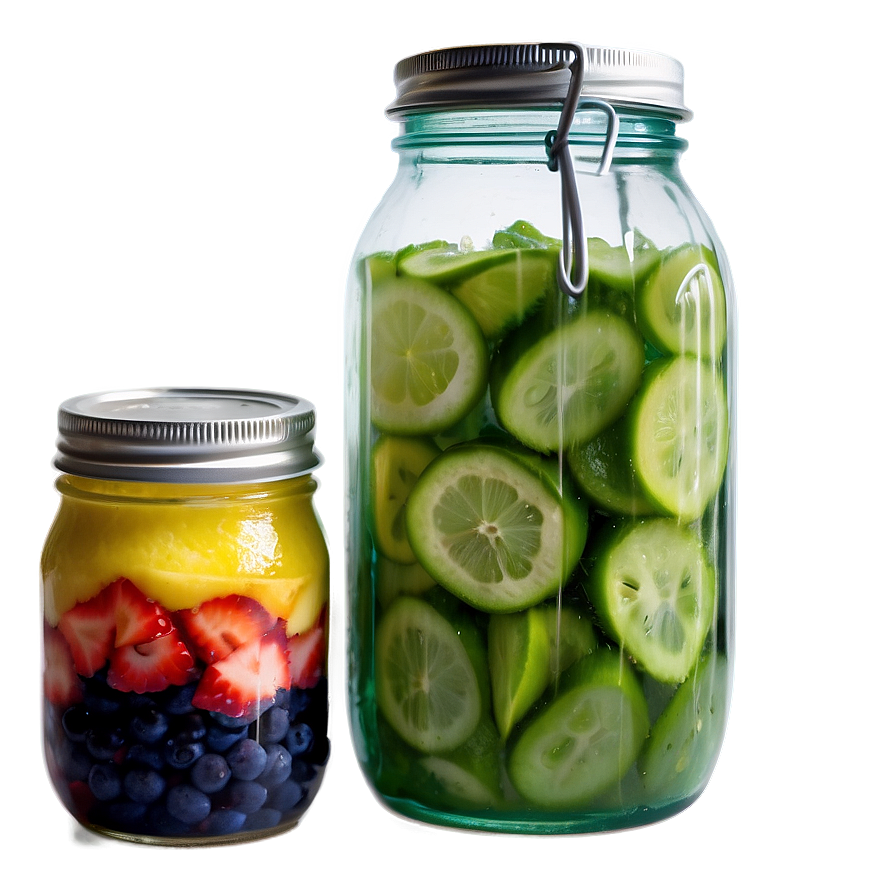 Aguas Frescas In Mason Jars Png 23