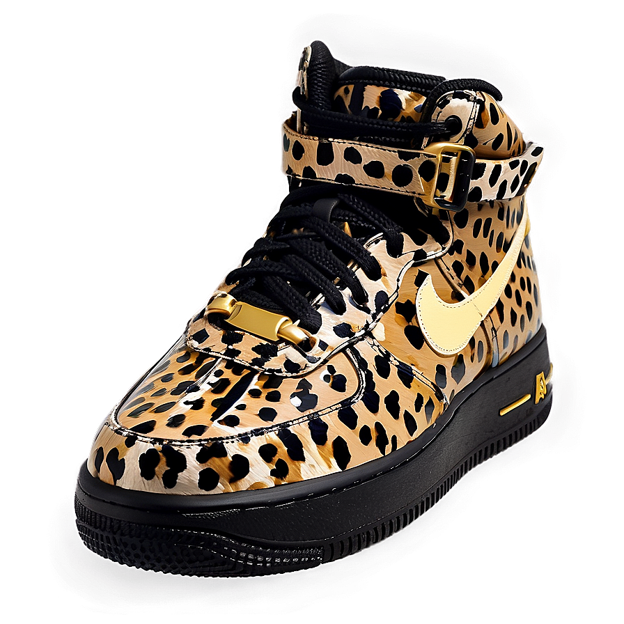 Air Force 1 Leopard Print Png Cuj