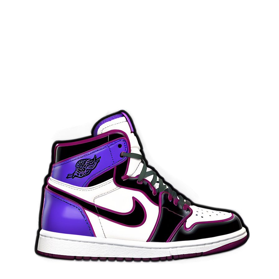 Air Jordan 1 Basketball Shoe Png Hvf