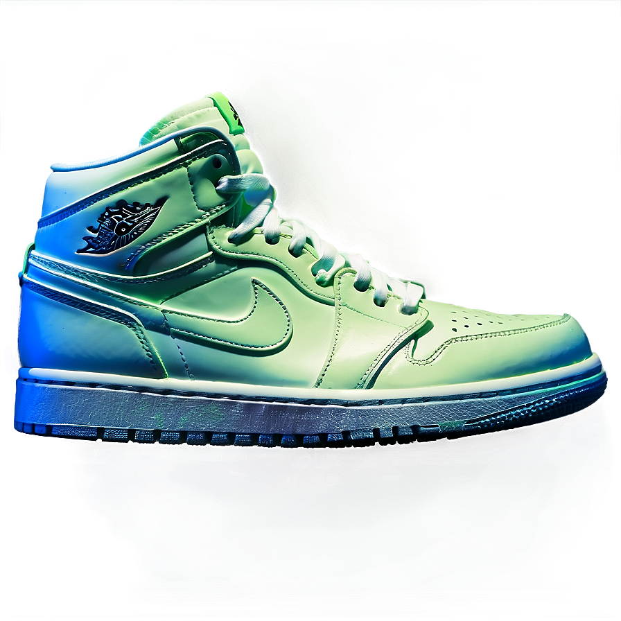 Air Jordan 1 Glow In The Dark Png 57