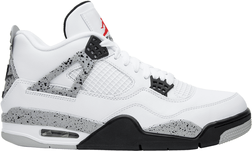 Air Jordan4 White Cement Sneaker