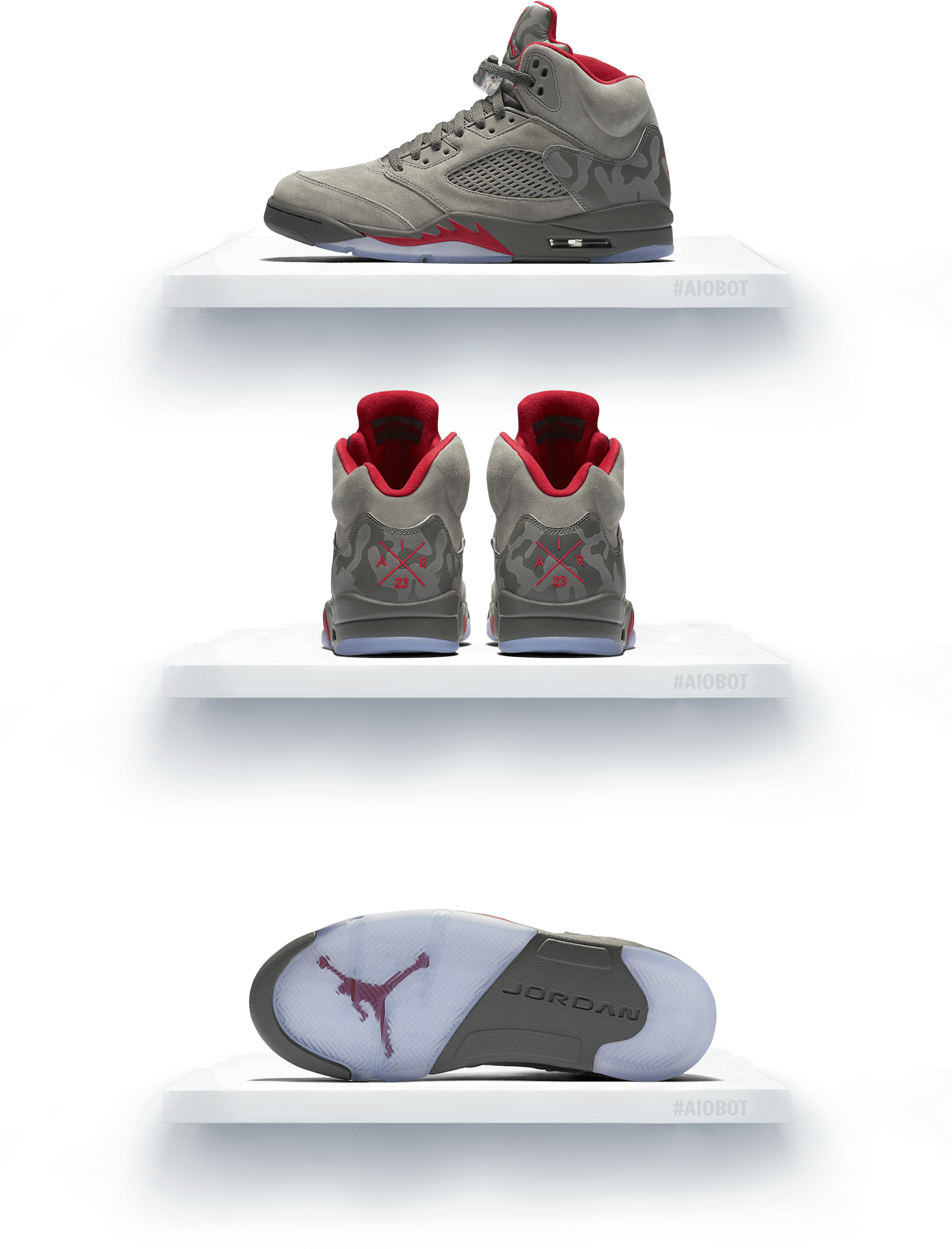 Air Jordan5 Retro Sneakers Display