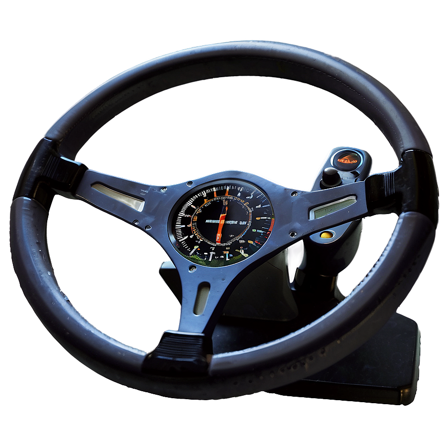 Aircraft Cockpit Steering Wheel Png Rhf