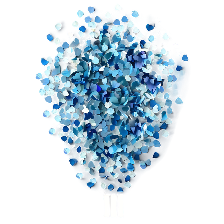 Airforce Blue Confetti Explosion Png Hsc86