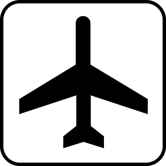 Airplane Silhouette Icon