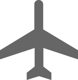 Airplane Silhouette Icon