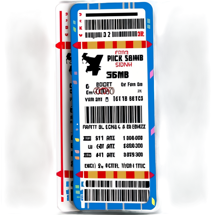 Airplane Ticket Png 05252024