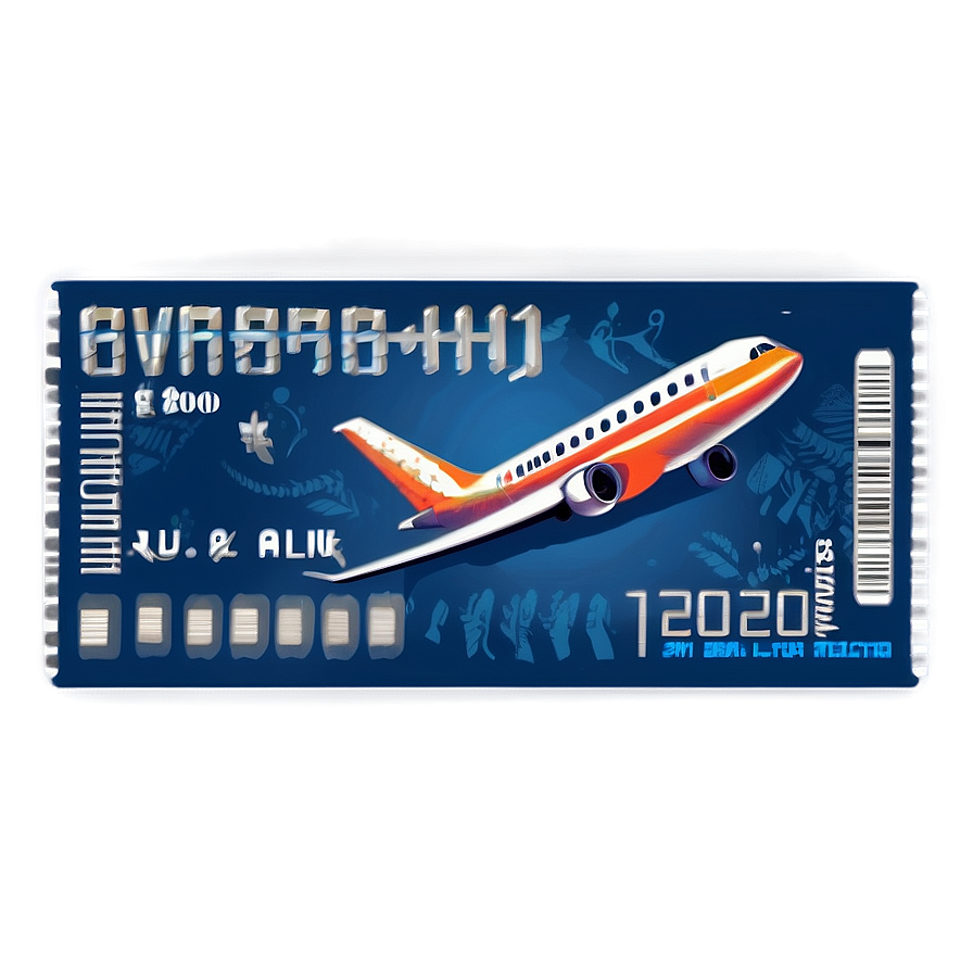 Airplane Ticket Png 74