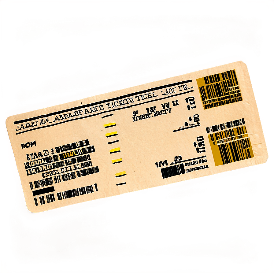 Airplane Ticket Png Gsi34