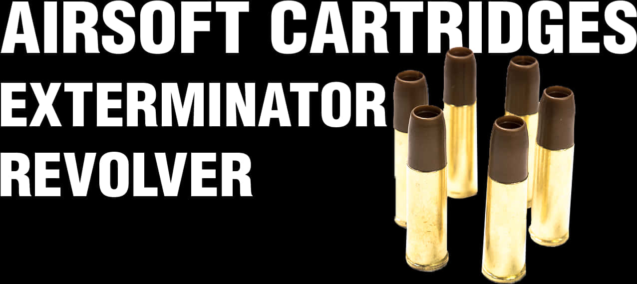 Airsoft Cartridges Exterminator Revolver