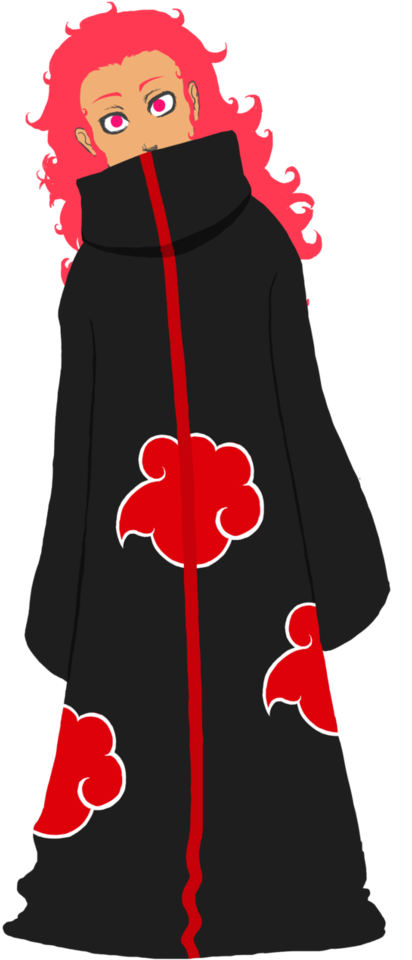 Akatsuki Member Red Hair Anime Character