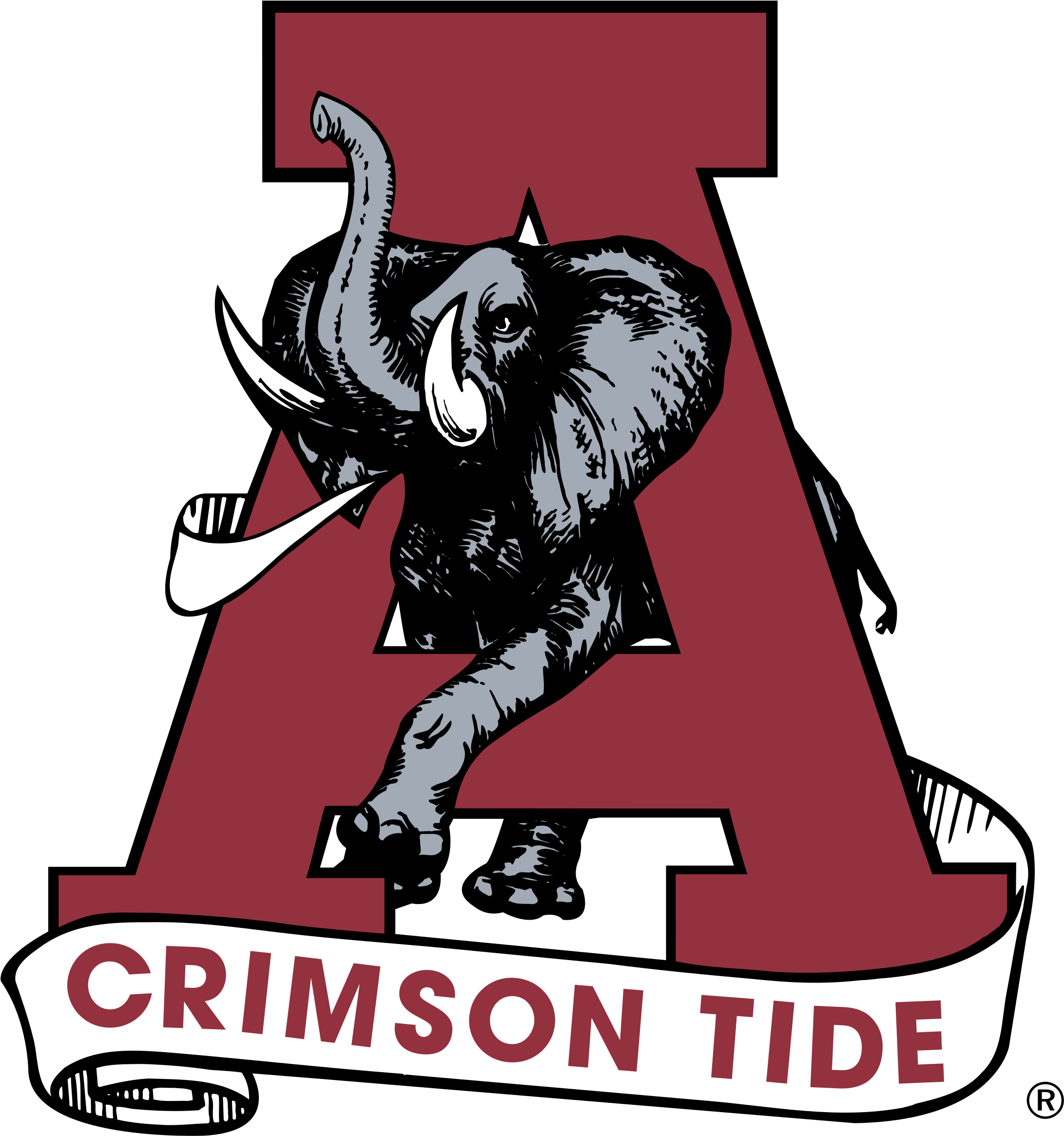 Alabama Crimson Tide Elephant Logo