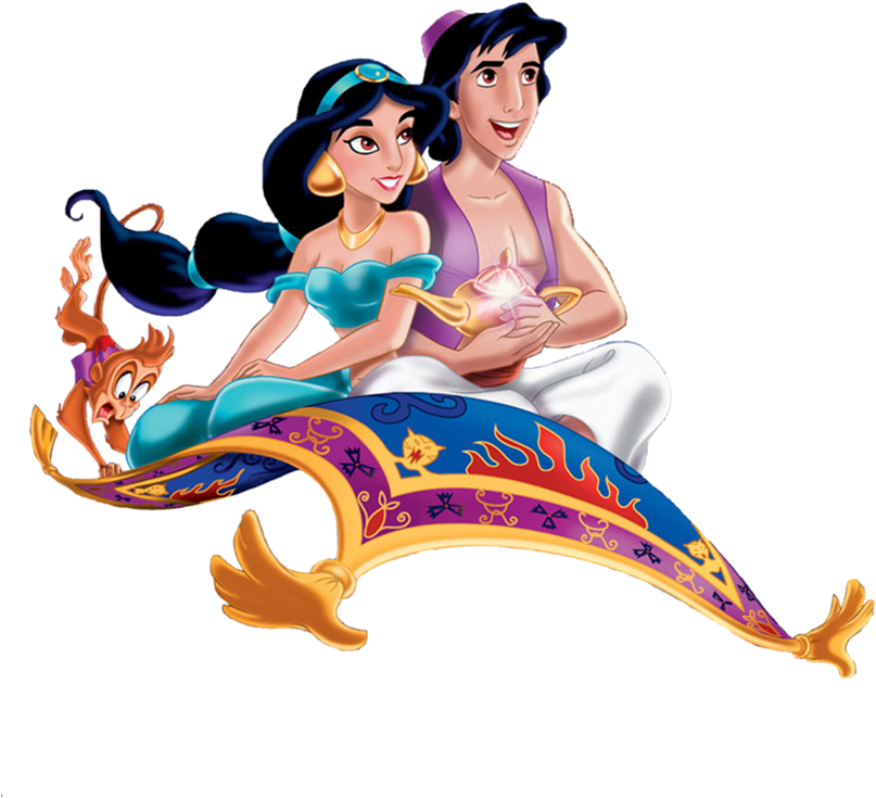 Aladdinand Jasmine Magic Carpet Ride