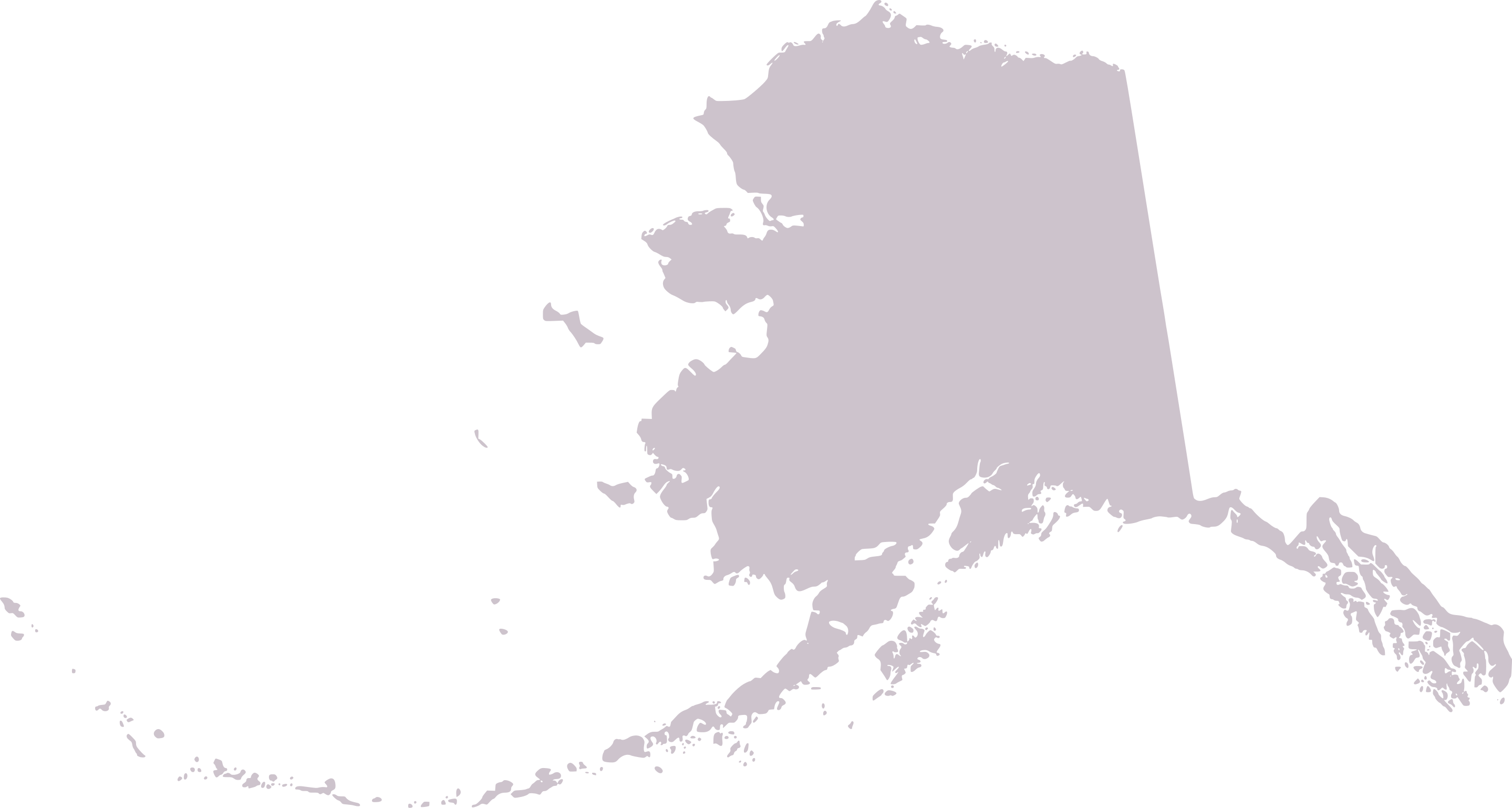 Alaska Silhouette Outline