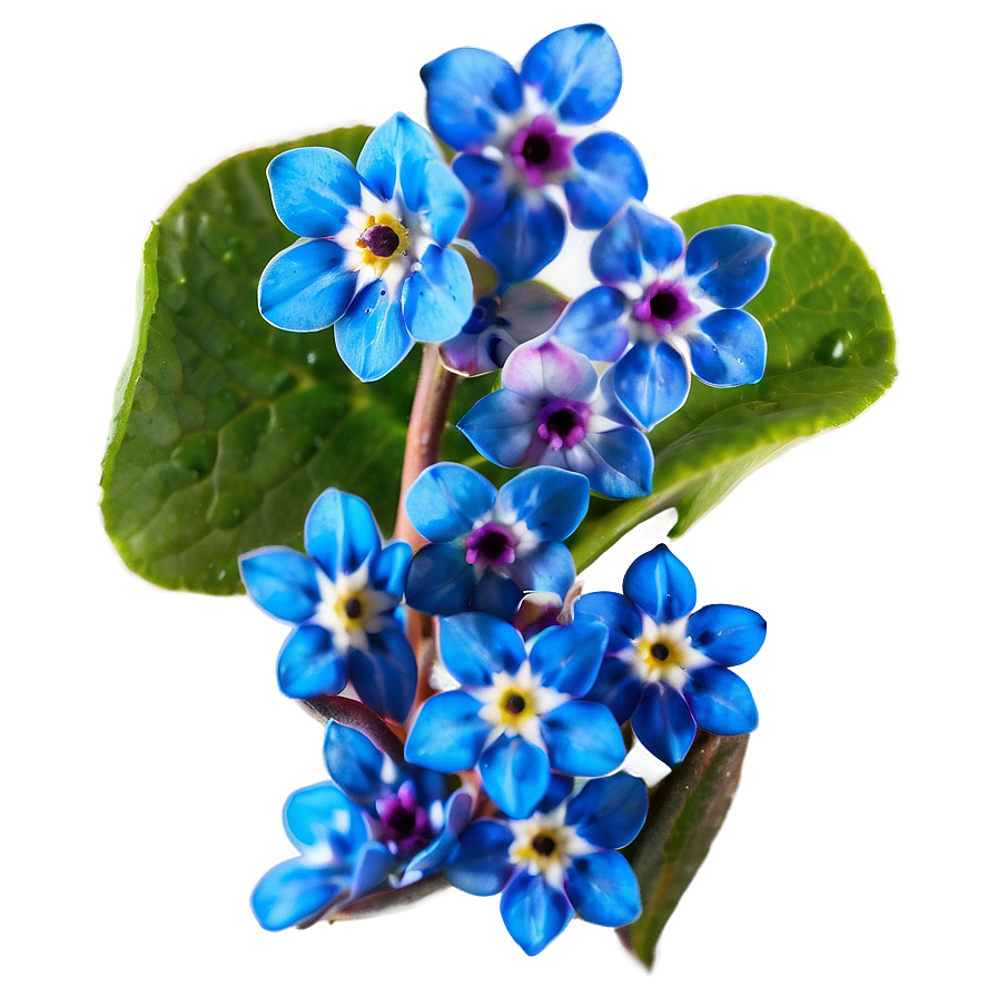 Alaska State Flower - Forget Me Not Png 20