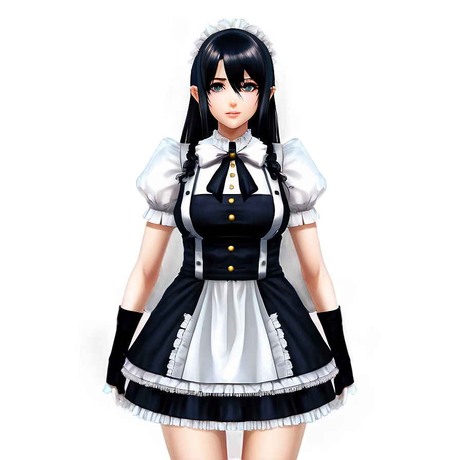 Albedo Maid Outfit Png Drs14